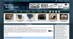 Desktop Screenshot of hardwareoverclock.com